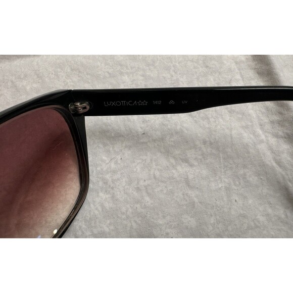 LUXOTTICA SUNGLASSES 1412 UV GARD PEARL BLACK ITALY - FRAMES‎ ONLY - Picture 6 of 13